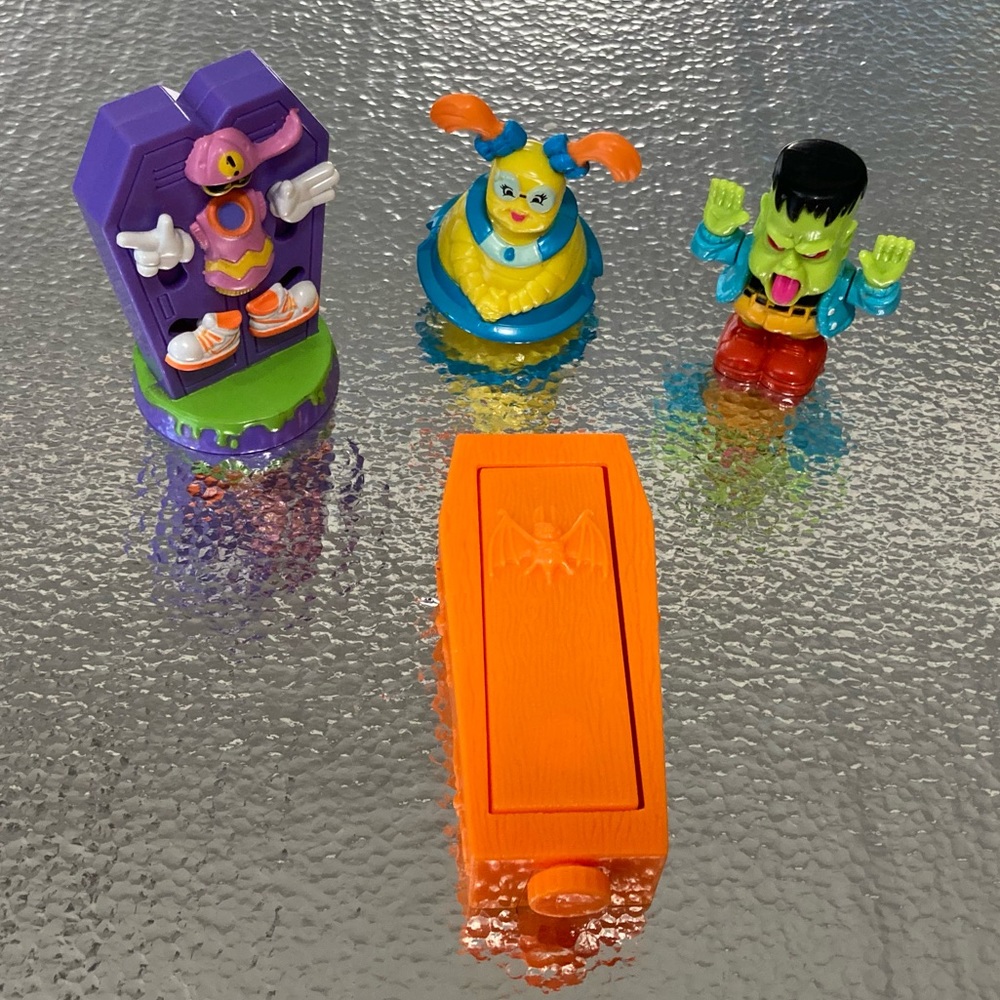 Vintage McDonald’s 1991 Gravedale High Set of 4 Halloween Happy Meal Toys